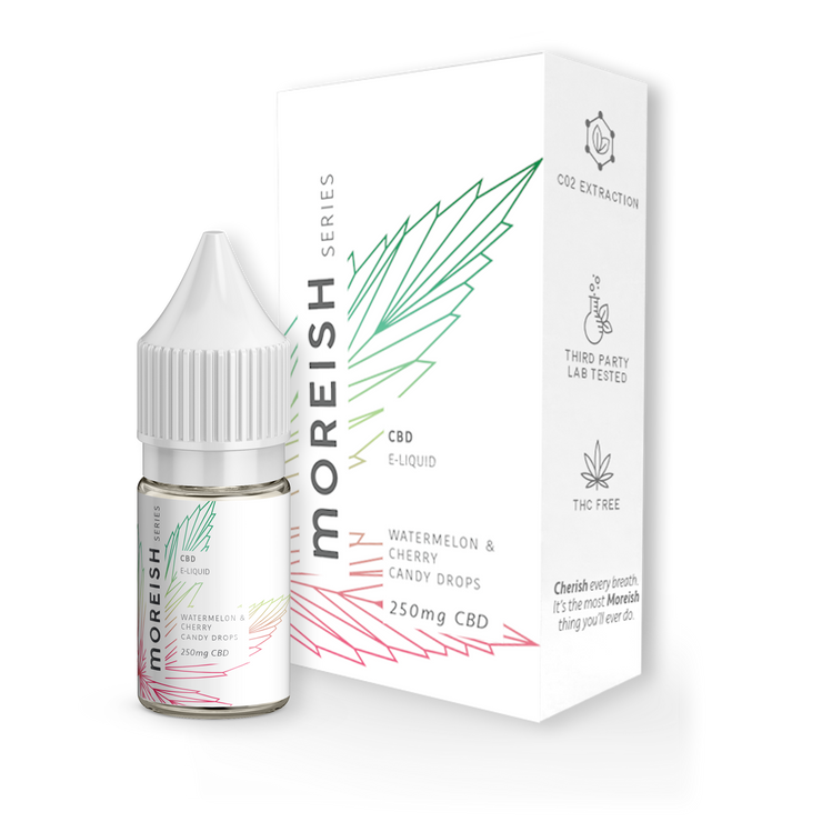 Watermelon & Cherry Candy Drops CBD E-Liquid 10ml